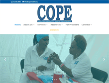 Tablet Screenshot of copehealth.org